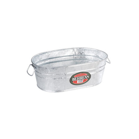 BEHRENS Oval Tub Galv 7.5Gal 1-OV